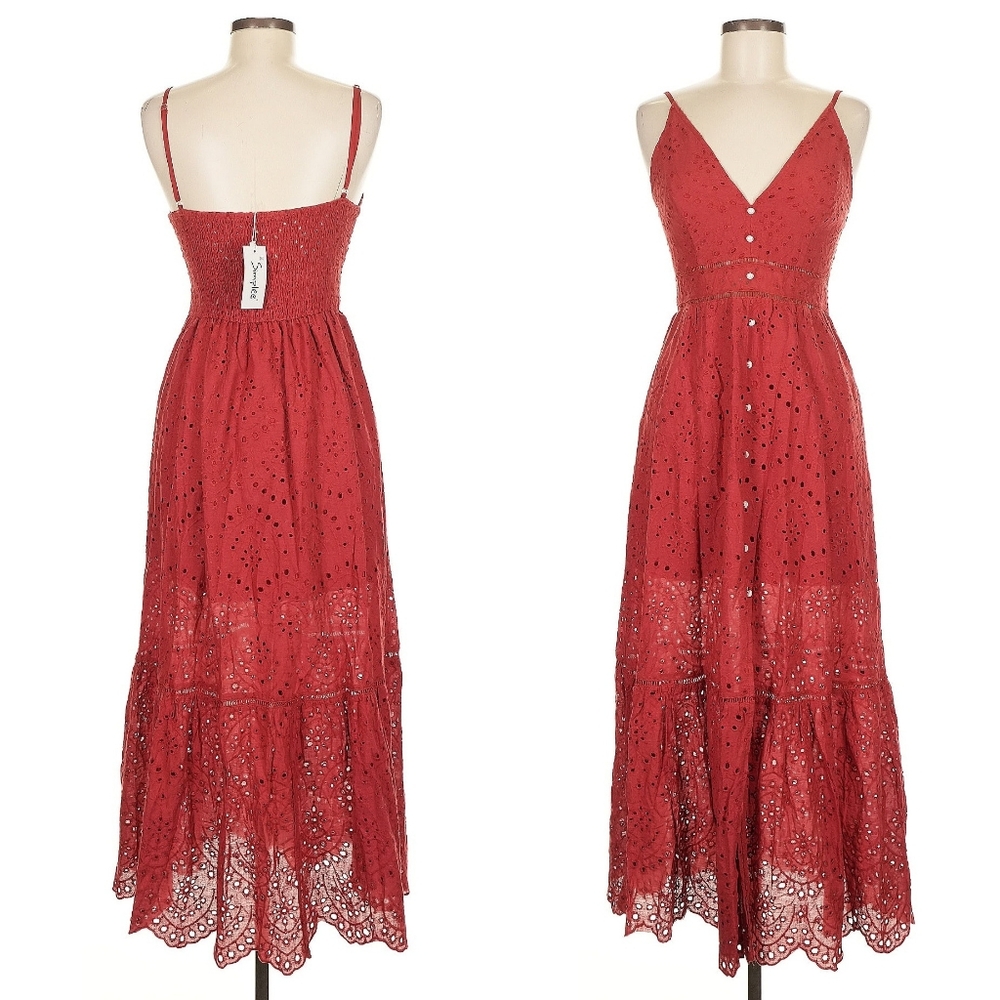 Red Cotton Sundress